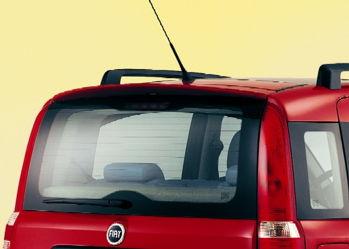 Spoiler alettone posteriore da tetto per Fiat Panda  fiat