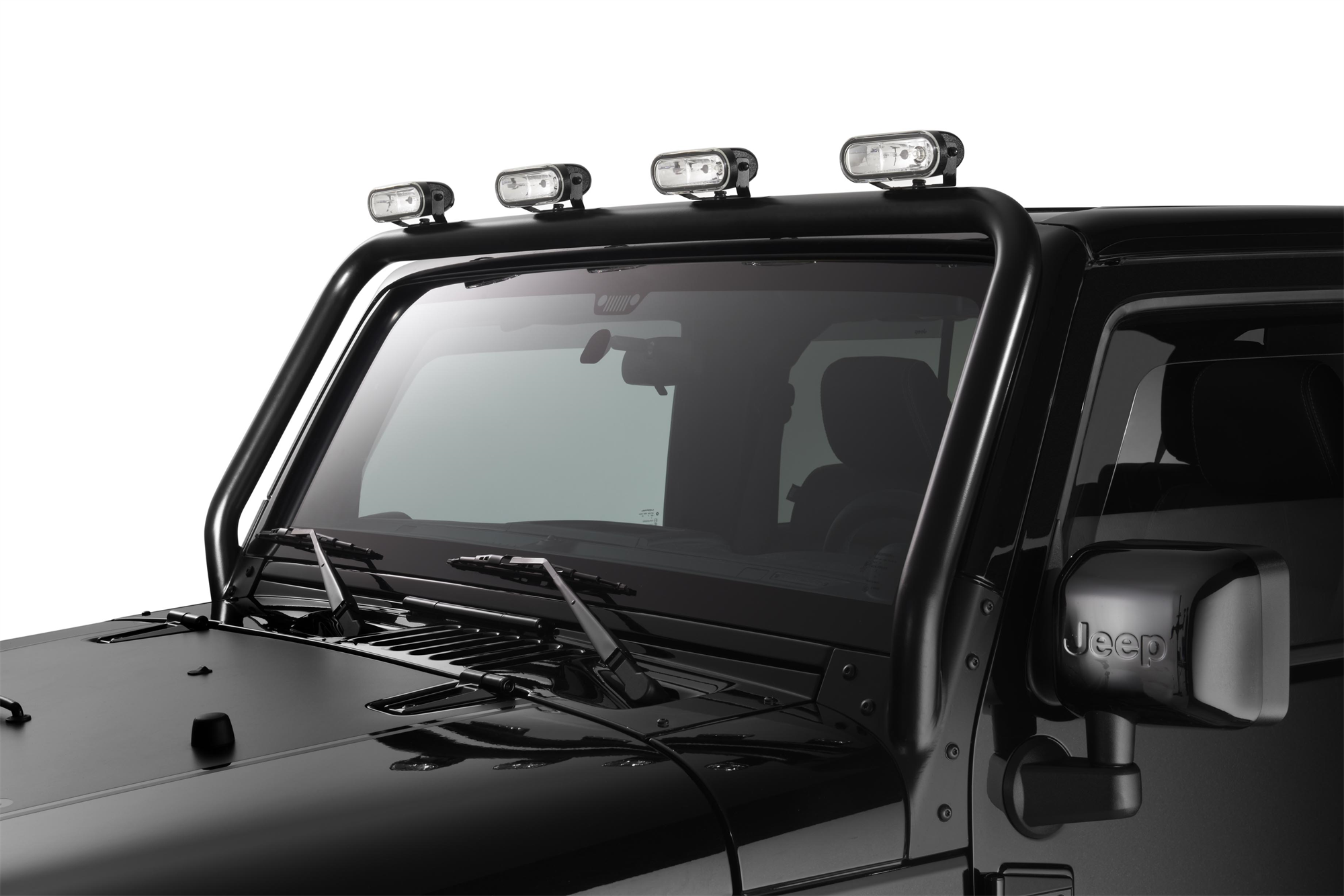 Barra per luci nera jeep