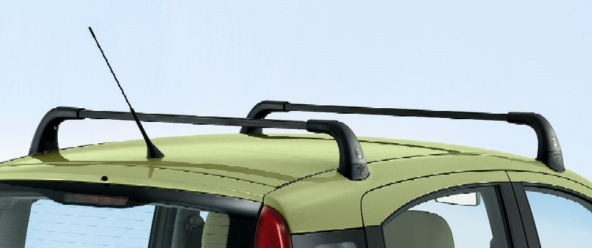 Barre portatutto in alluminio per tetto per Fiat Panda  fiat