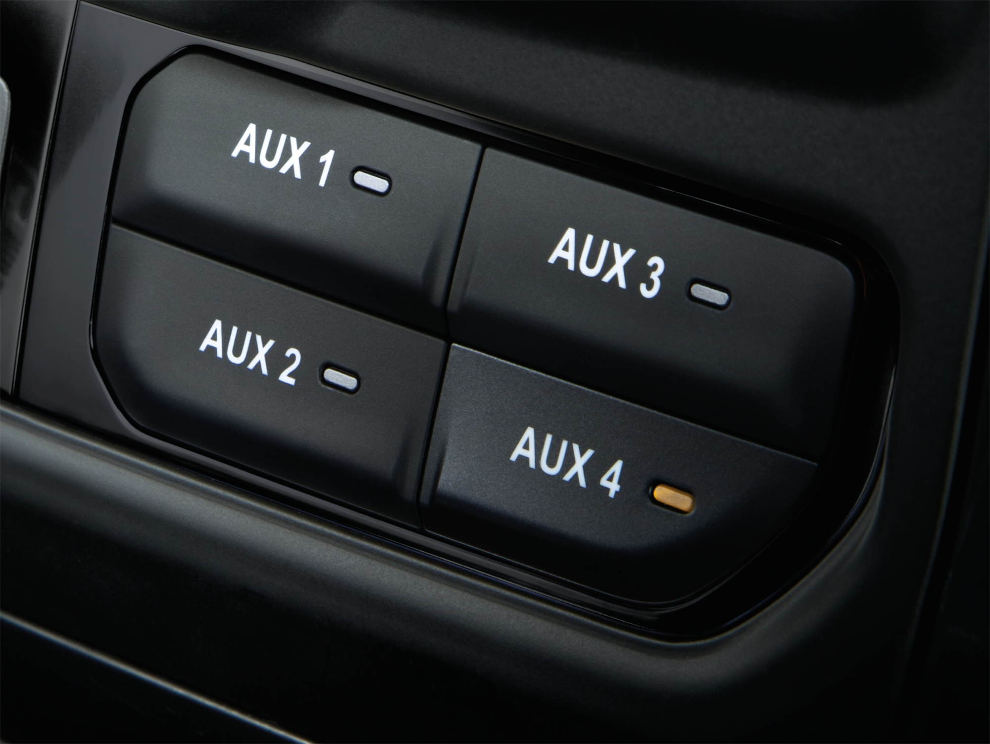 Schwarzes Zusatztastenfeld für JEEP Wrangler und Gladiator undefined