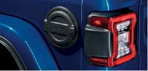 Sportello Carburante Nero jeep