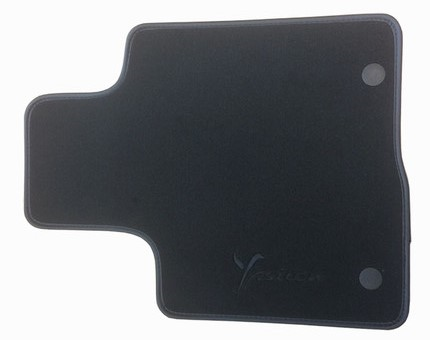 TAPPETINI IN MOQUETTE PREMIUM per lancia Ypsilon con impunture e ricamo logo ''Ypsilon'' nero  undefined
