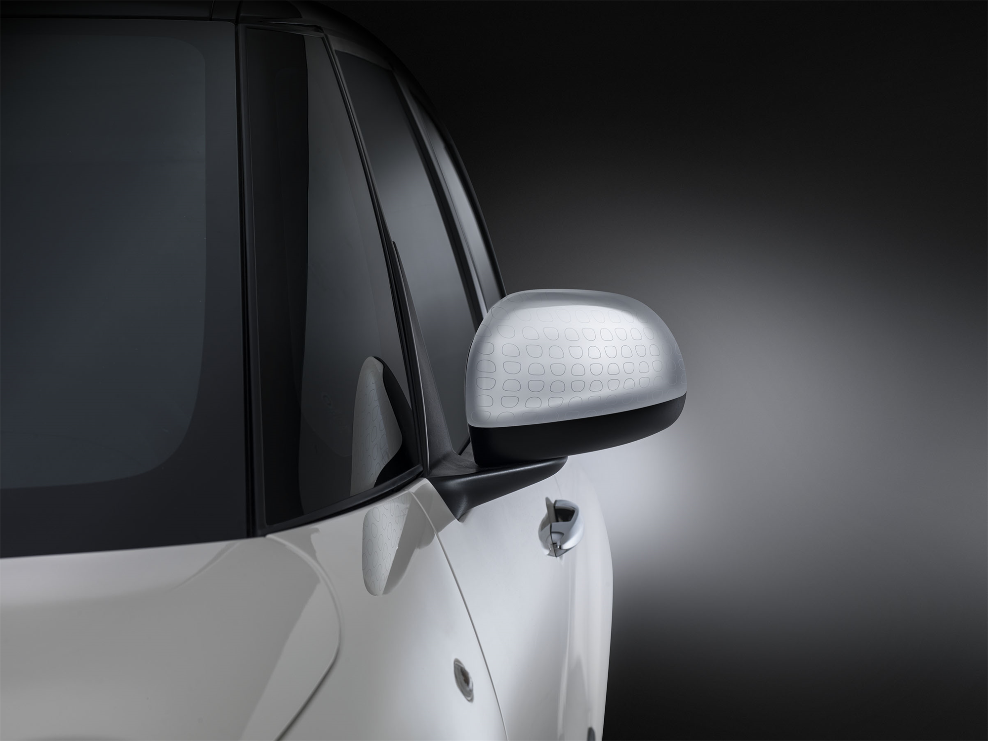 Kit Calotte Specchi In Argento Con Effetto Technics Delineato  undefined