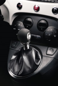 Pomello cambio in pelle  fiat