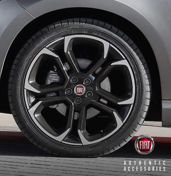 CERCHIO IN LEGA 18'' SPORT BICOLORE PER FIAT TIPO  fiat