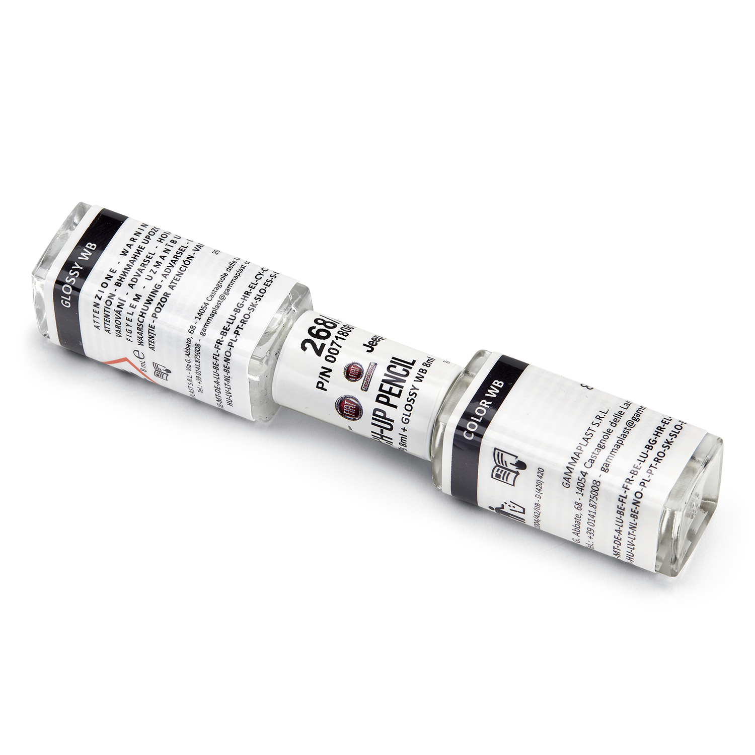 Stylo de retouche VR-268/A blanc chaud pour Fiat 500  undefined