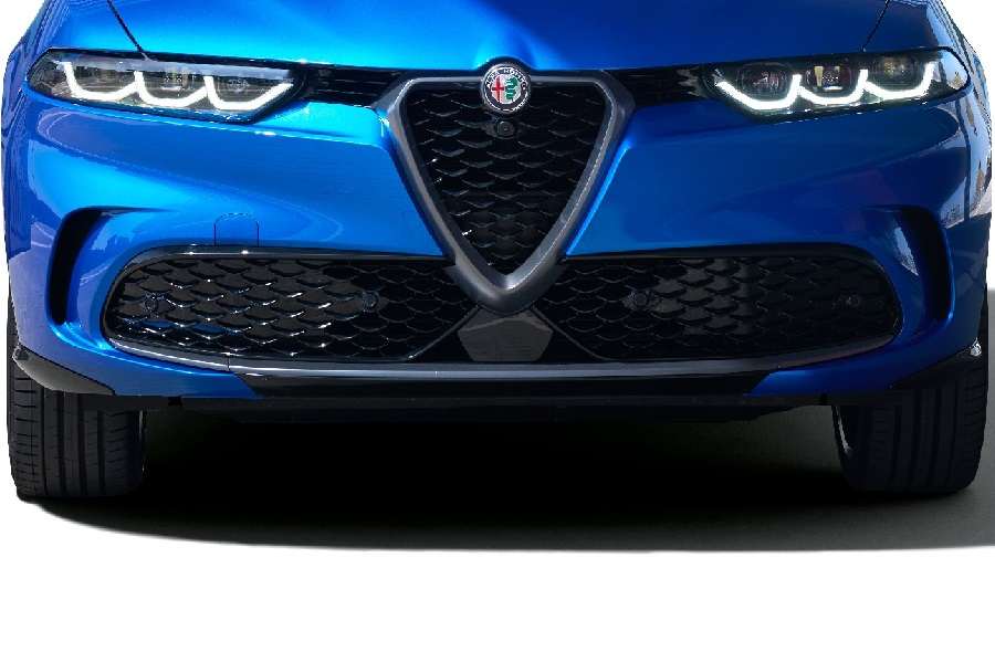 Mostrina paraurti anteriore titanio  alfa-romeo