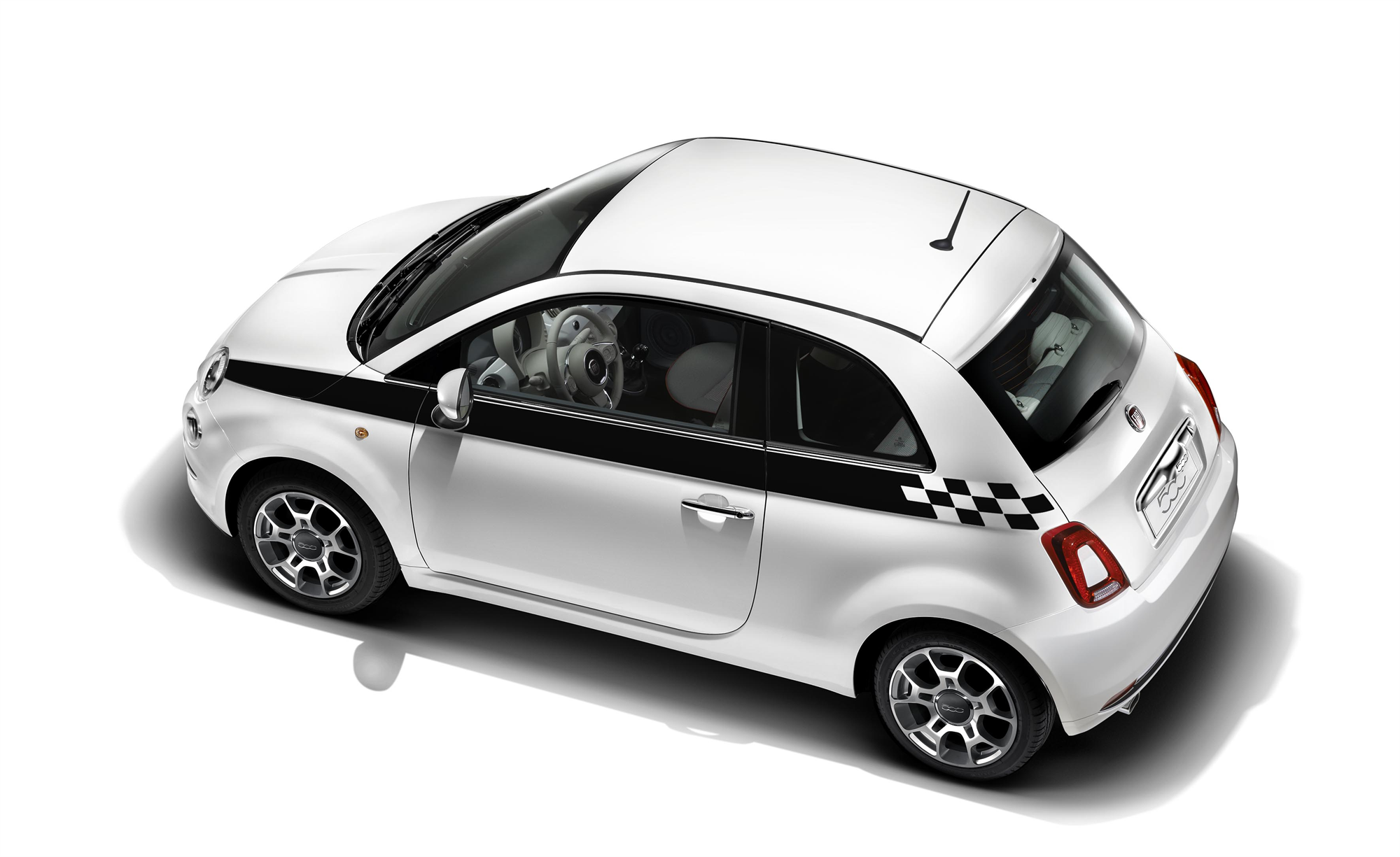 STICKERS FASCIA SPORT NERA per fiat 500  undefined