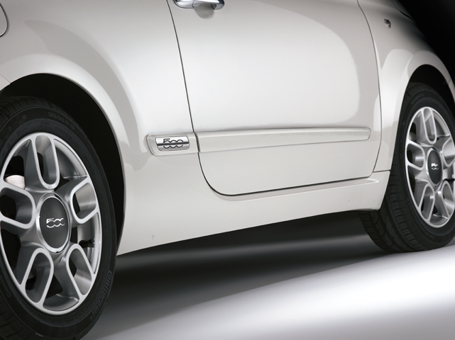Fasce paracolpi protezioni laterali per Fiat 500  fiat