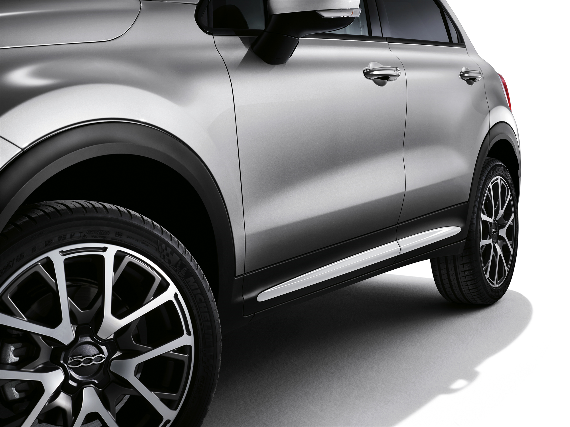 Finiture laterali bianche per portiere per Fiat 500X  fiat