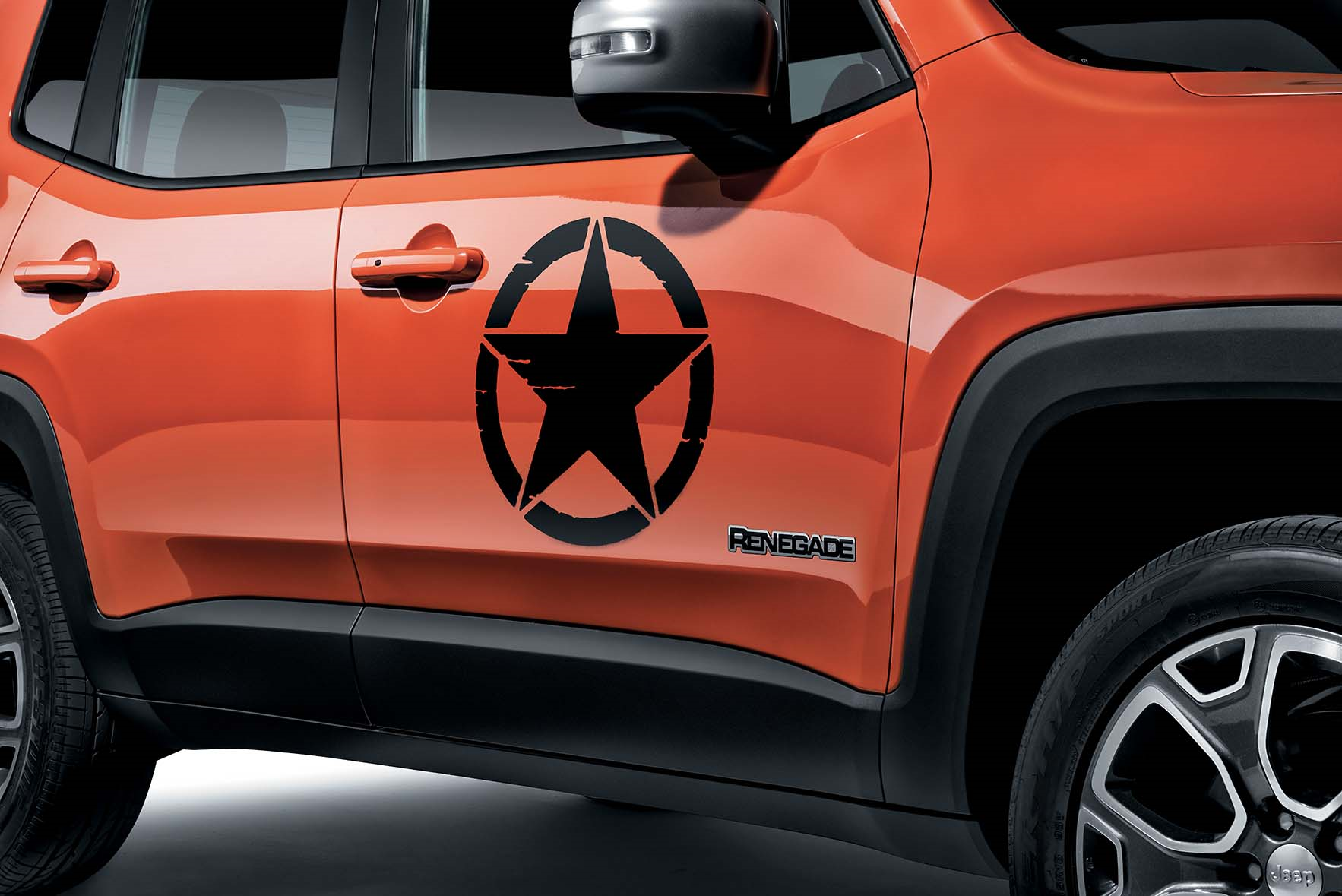 Adhesivo Para Puertas Estrella Us Army jeep