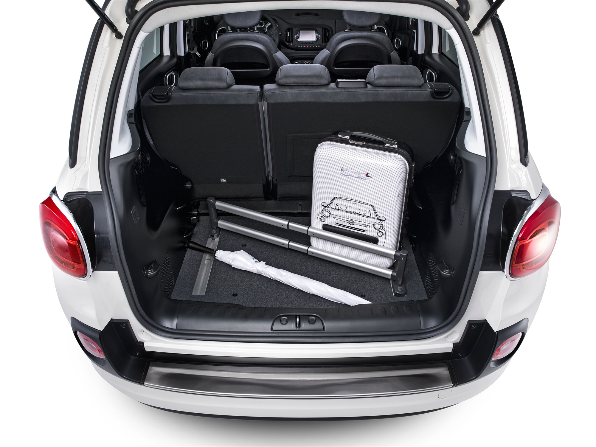 Barre télescopique pour organisateur de coffre à bagages fiat
