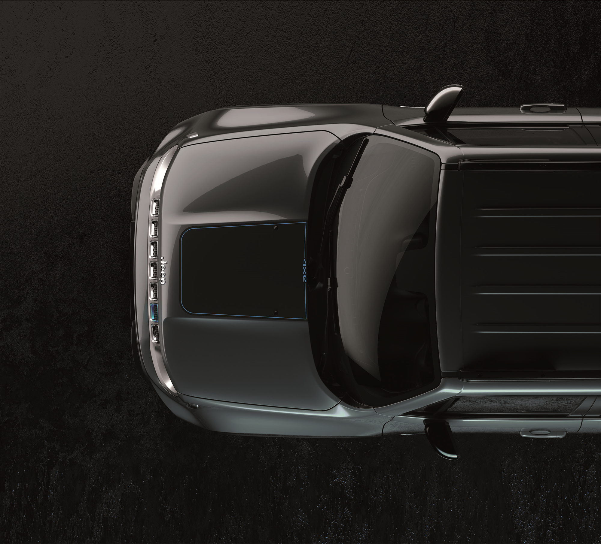 Sticker de capot Jeep Renegade 4xe jeep