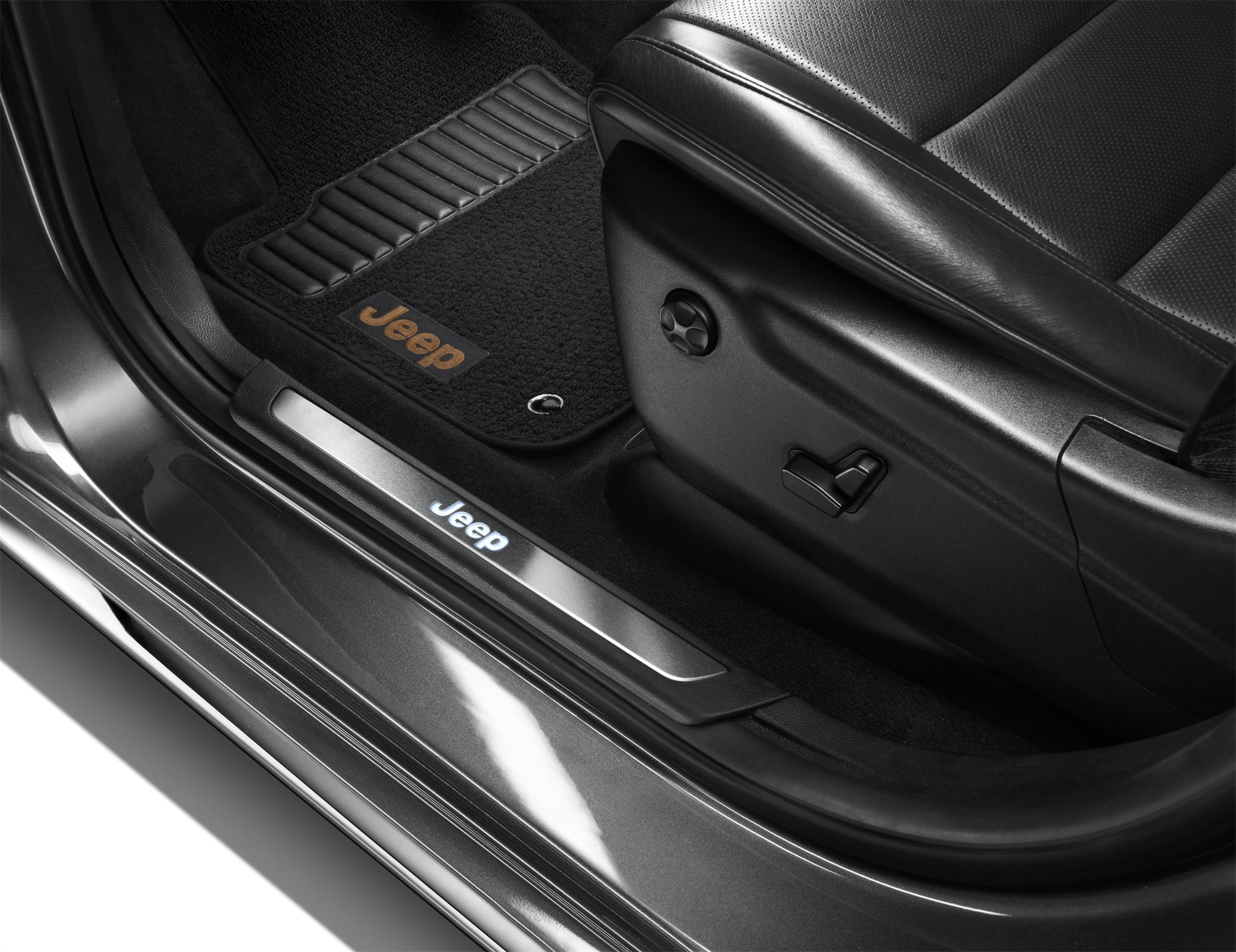 Battitacco in acciaio con stampa logo per Jeep Grand Cherokee  undefined