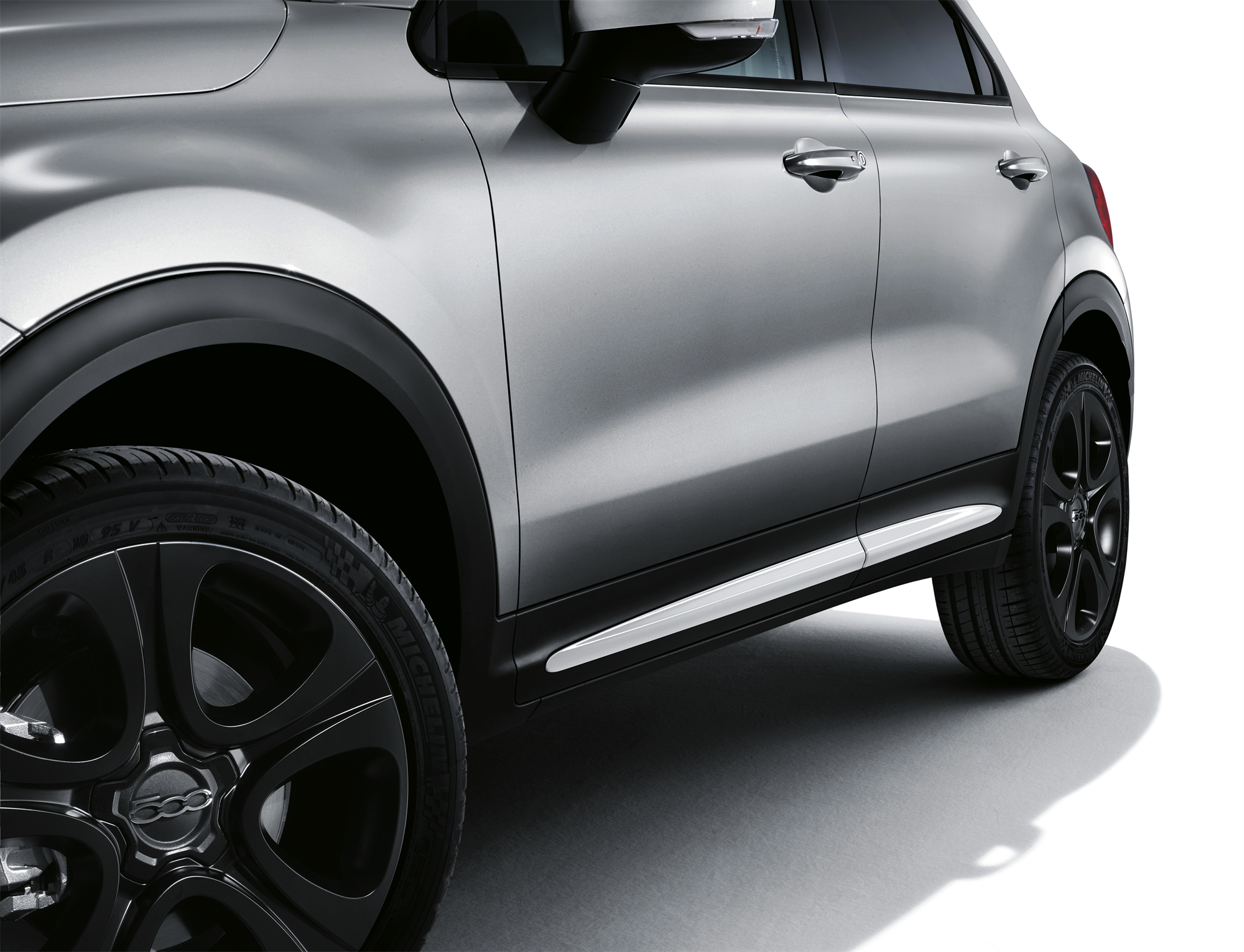Finiture laterali bianche per portiere per Fiat 500X  fiat