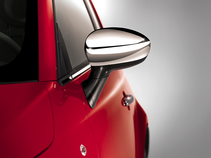 Coques chromées pour rétroviseurs fiat