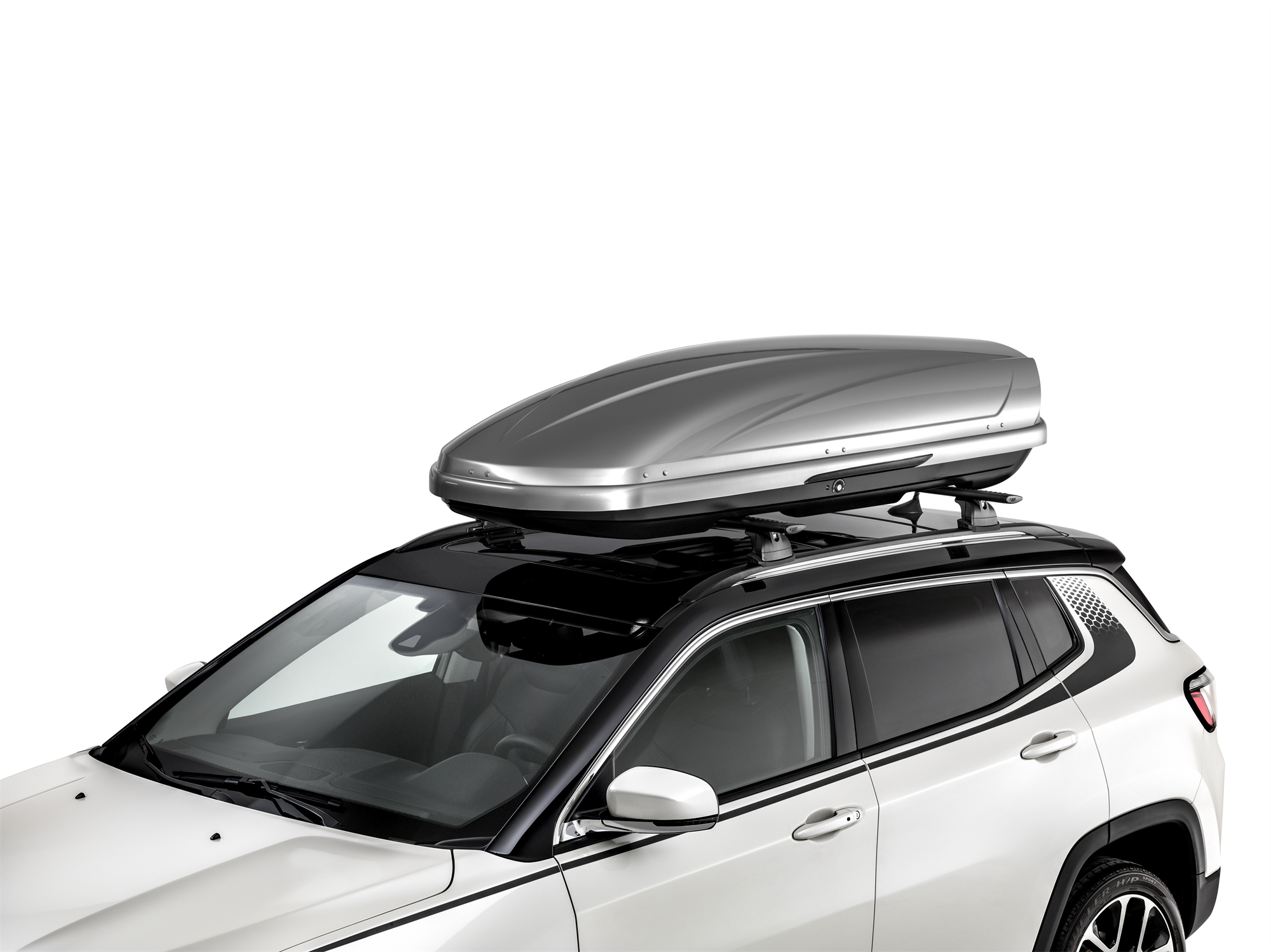 Caja portaequipajes de techo jeep