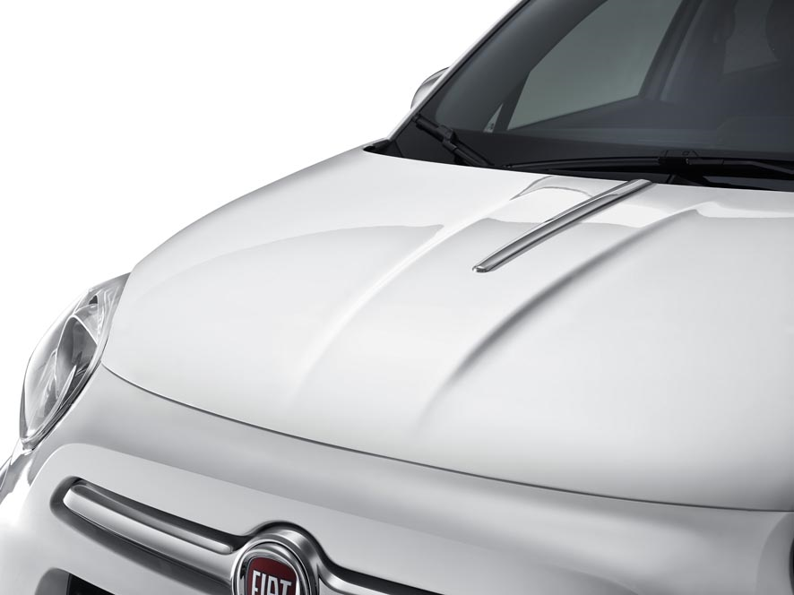 PROFILO COFANO CROMATO LUCIDO PER FIAT 500X  fiat