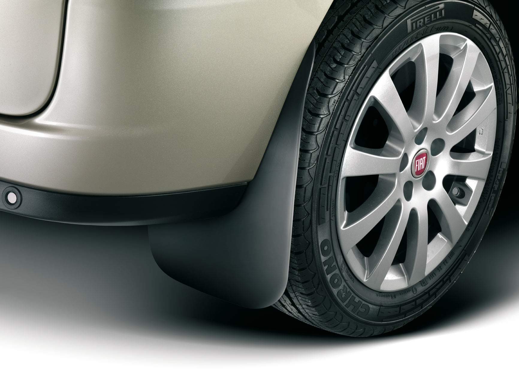 Paraspruzzi posteriori in gomma per Fiat e Fiat Professional  fiat