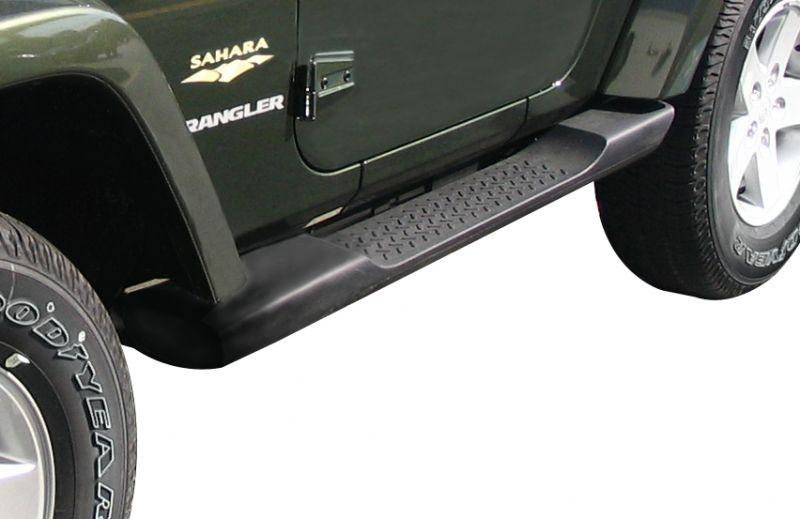 Kit de estriberas plataformas laterales bajo carrocería para Jeep Wrangler  jeep
