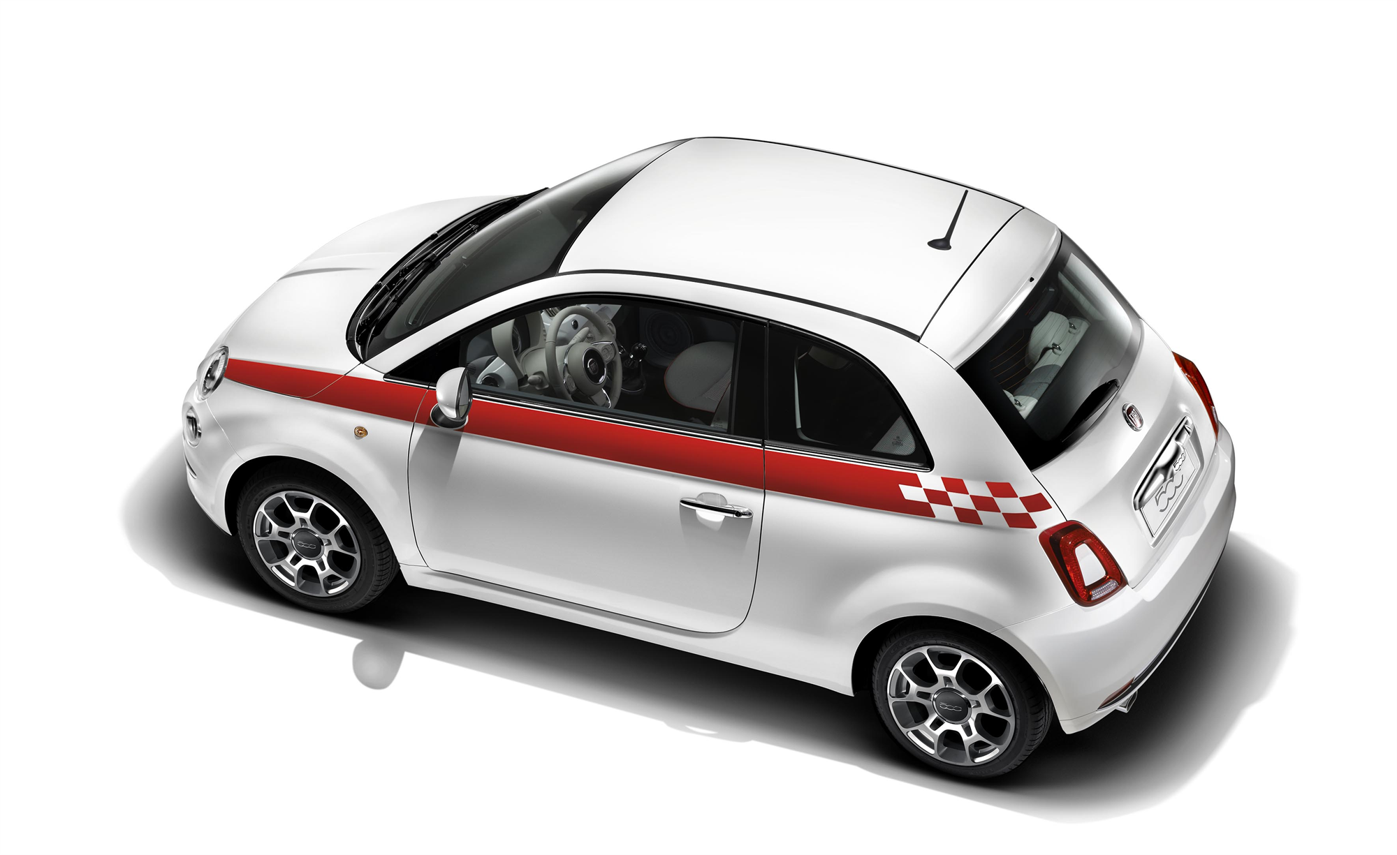 Adhesivos Linea Sport Roja  fiat