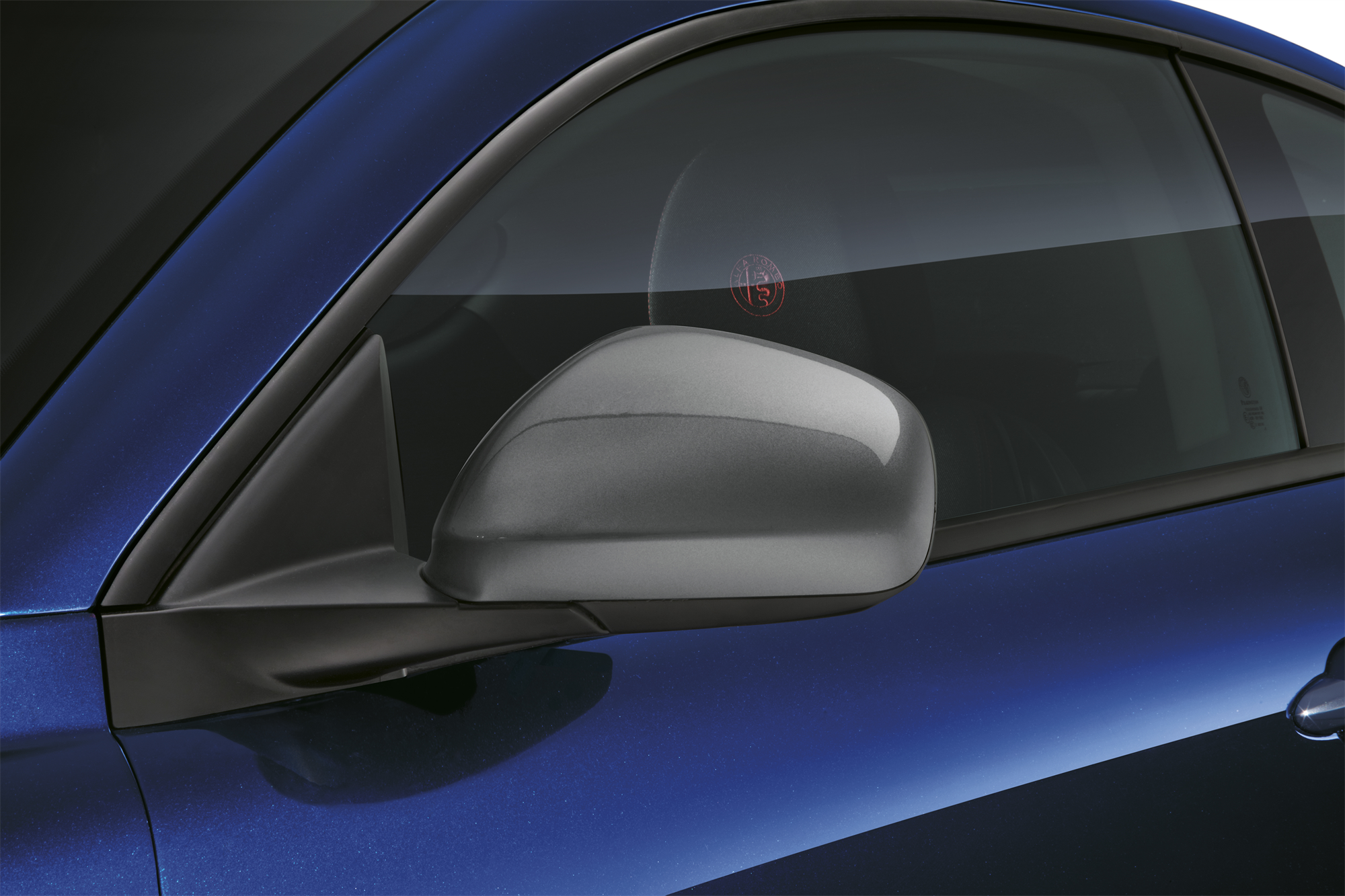 Carcasas para espejos retrovisores gris titanio para Alfa Romeo  alfa-romeo