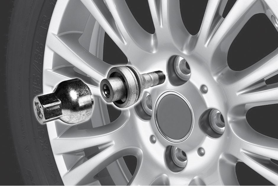 Jeu de 4 écrous antivol pour jantes aluminium  undefined