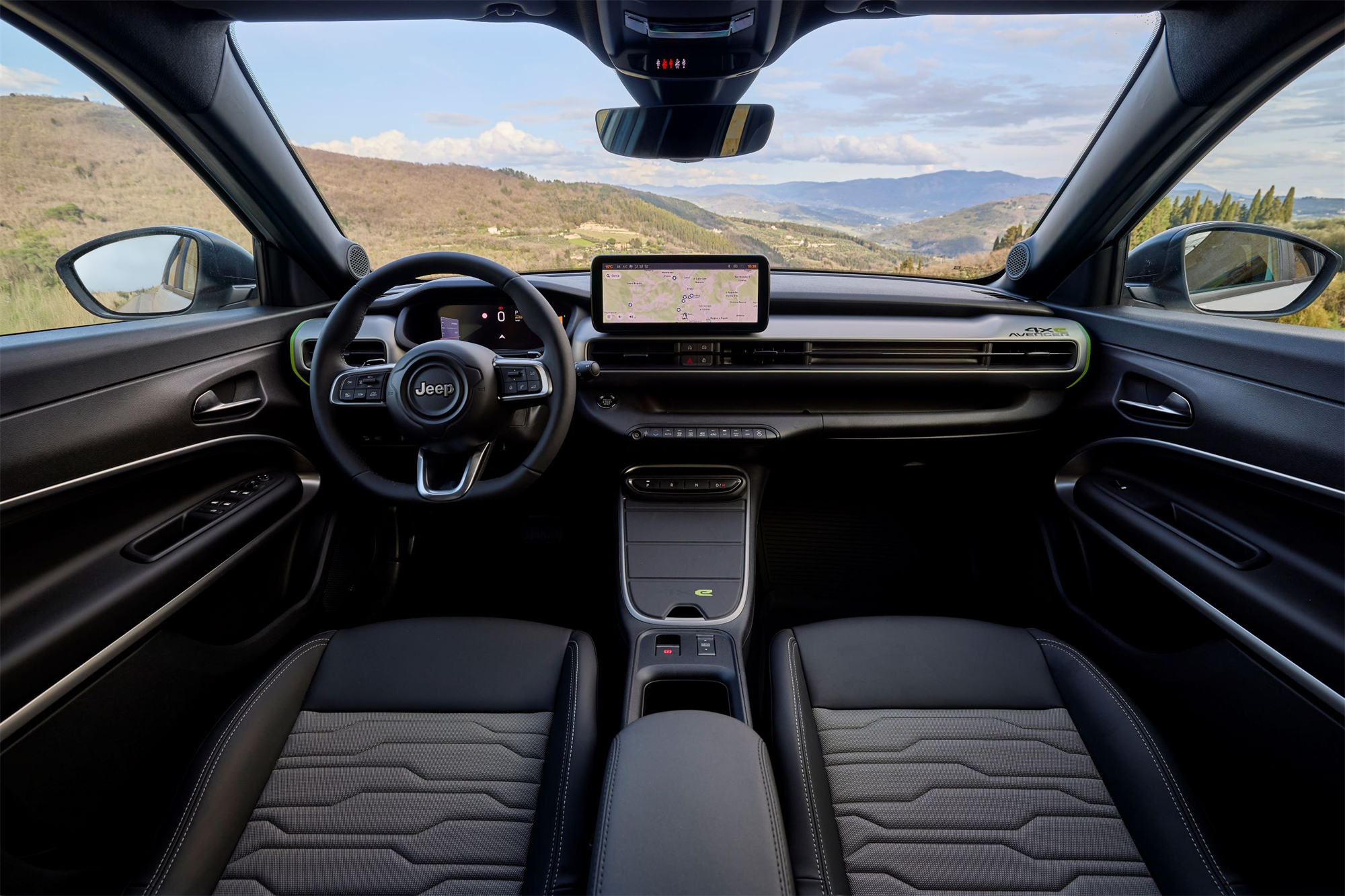 Couvercle magnétique pour console centrale motif 4xe  jeep