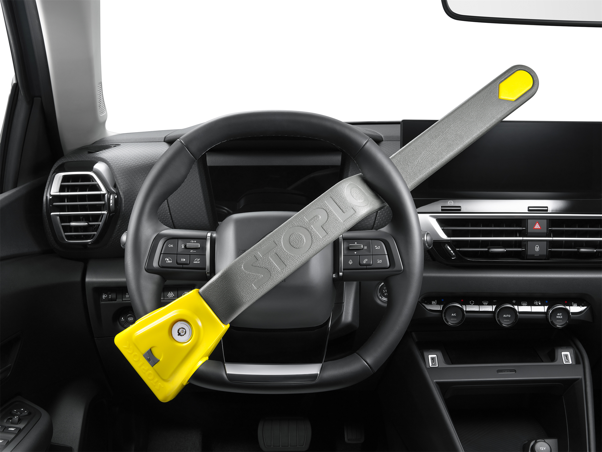 Sistema di bloccaggio meccanico del volante  jeep
