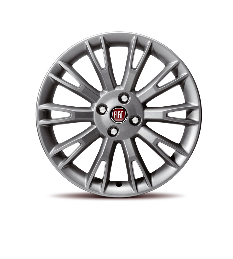 Kit cerchi in lega da 17'' a 10 razze doppie  fiat