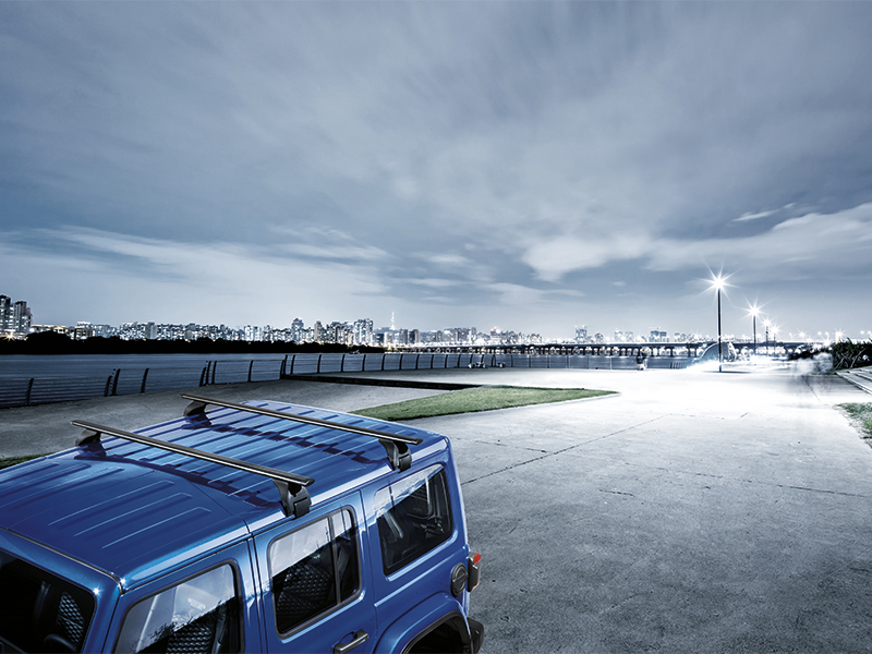 Barres de toit transversales  jeep