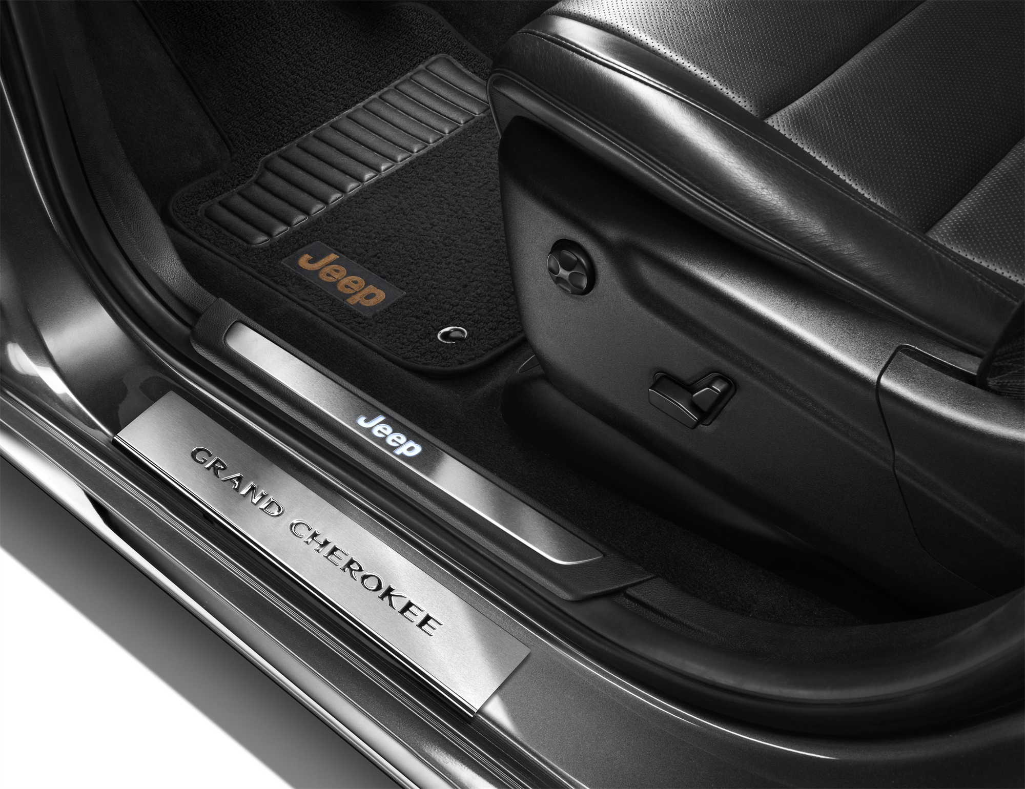 Battitacco in acciaio con stampa logo per Jeep Grand Cherokee  undefined