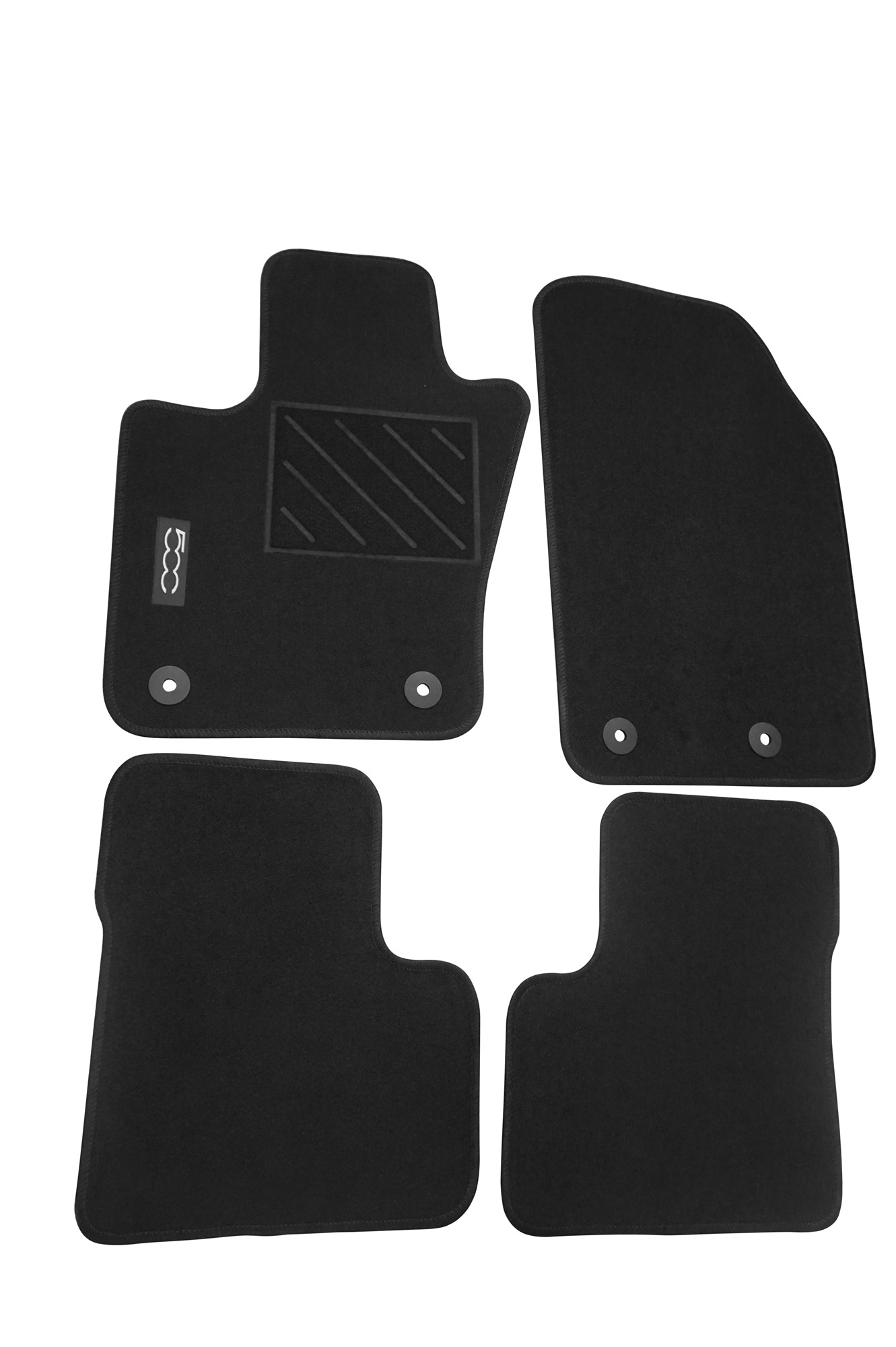 Velours-Fußmatten für Fiat 500X  undefined