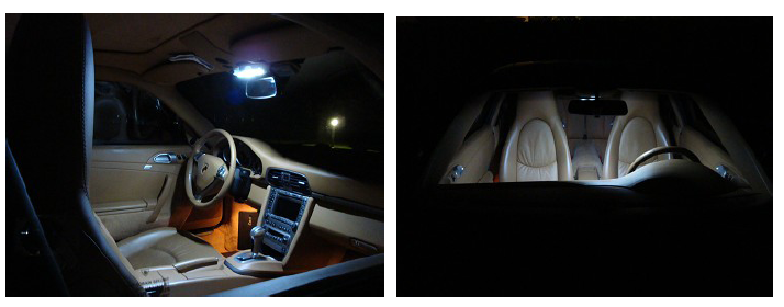 Kit lampadine LED per plafoniera centrale  fiat