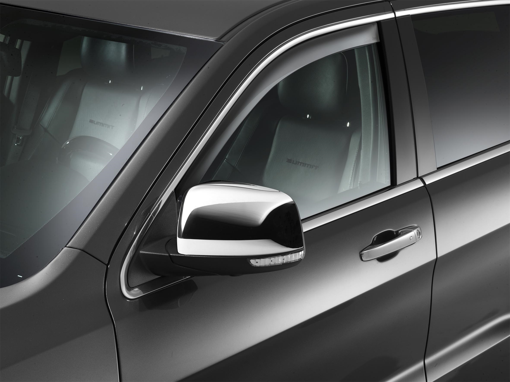 Deflettori aria oscurati per finestrini anteriori per Jeep Grand Cherokee undefined