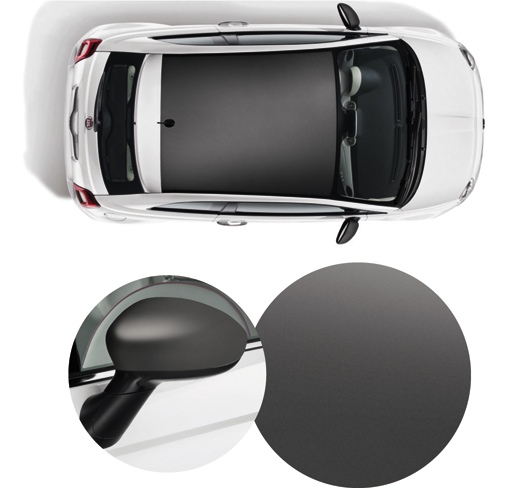 PACK TITANIO OPACO per fiat 500  fiat