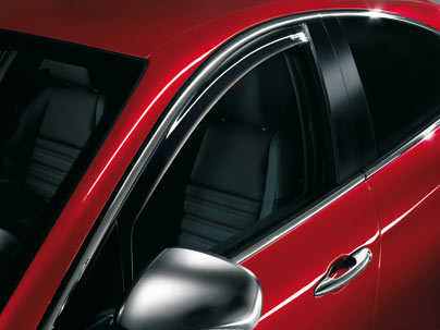Déflecteurs anti-turbulences avant pour vitres latérales d'Alfa Romeo Giulietta  alfa-romeo